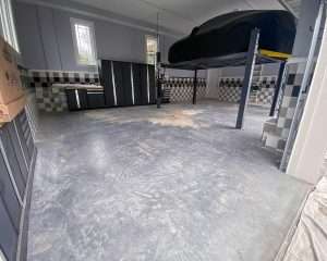 Concrete Floor Coatings for Garages - before