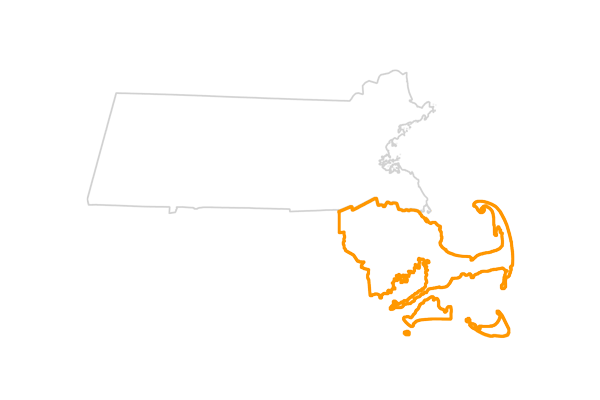 So. Ma Service Area Map