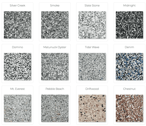 Concrete Floor Coatings for Garages Colors