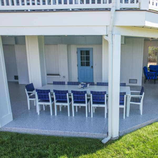 polyaspartic polyurea patio